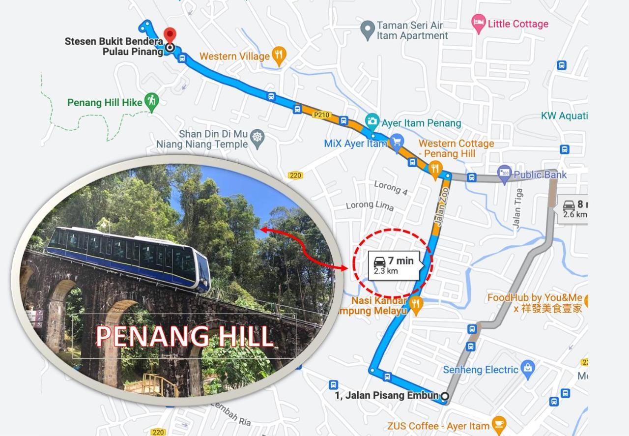 Cozy For 2-6 Pax Near Kek Lok Si, Penang Hill, Sunshine Homestay Ayer Itam